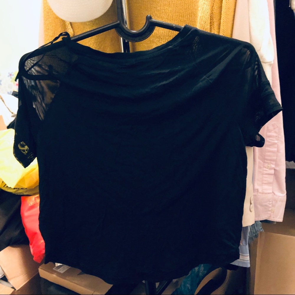Shirt with silk linen on shoulder size S